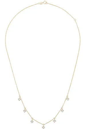 Dana Rebecca Designs 14kt Gelbgoldhalskette mit Diamanten