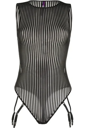 MAISON CLOSE Gestreifter Body