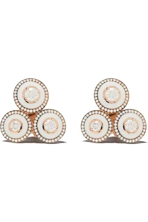 SELIM MOUZANNAR 18kt Rotgoldohrringe mit Diamanten