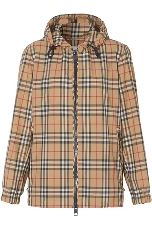 Burberry Karierte Kapuzenjacke