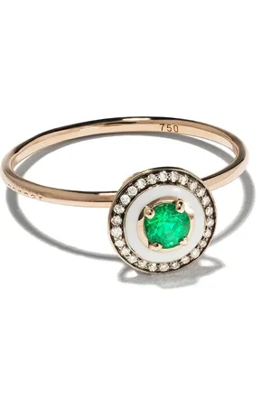 SELIM MOUZANNAR 18kt Rotgoldring mit Diamanten