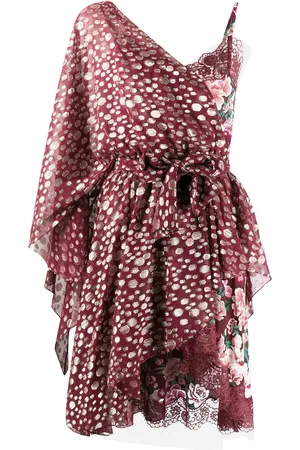 FAITH CONNEXION One-Shoulder-Kleid mit Metallic-Effekt