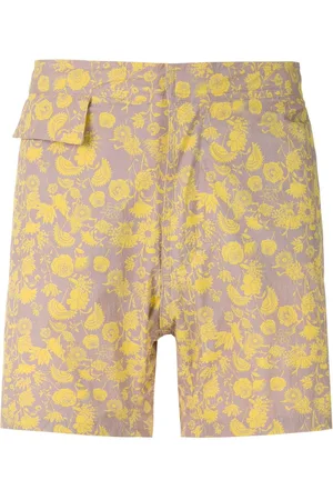 AMIR SLAMA Badeshorts mit Blumenmuster