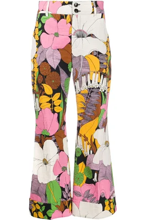 La DoubleJ Hose mit Blumen-Print
