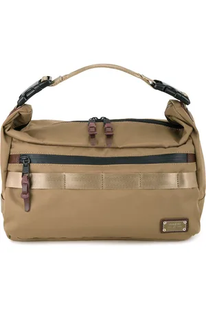 As2ov Schultertasche mit Logo-Schild
