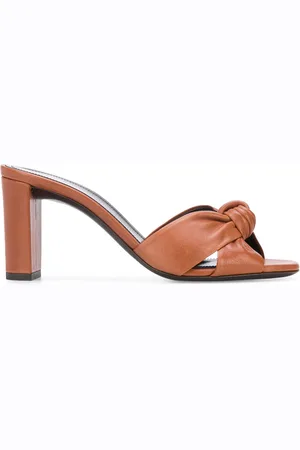 Saint Laurent Bianca Sandalen mit verdrehtem Design 80mm