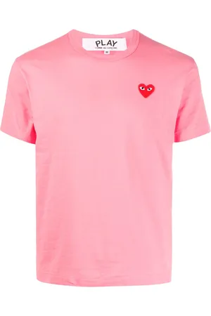 Comme des Garçons T-Shirt mit aufgesticktem Herz