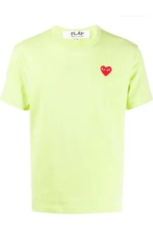 Comme des Garçons T-Shirt mit aufgesticktem Herz