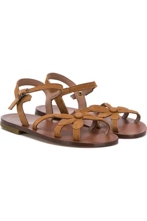 PèPè Sandalen mit Blumen-Print