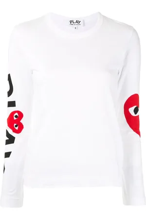 Comme des Garçons Oberteil mit Logo-Print