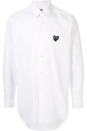 Comme des Garçons Hemd mit aufgesticktem Logo