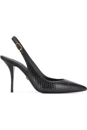 Dolce & Gabbana Slingback-Pumps mit Schlangen-Effekt