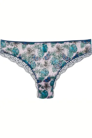 Dolci Follie Slip mit Schmetterlings-Print