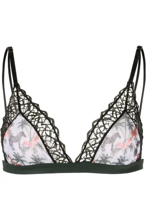 Dolci Follie Triangel-BH mit Zebra-Print
