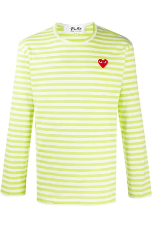 Comme des Garçons Gestreiftes Langarmshirt