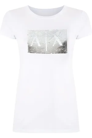 Armani Exchange T-Shirt mit Logo-Print