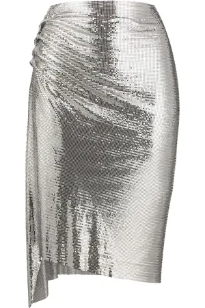 Paco rabanne Rock im Metallic-Look