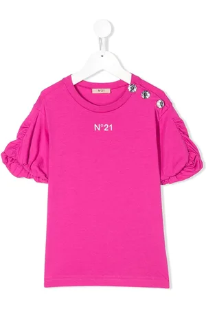 Nº21 T-Shirt mit Rüschen