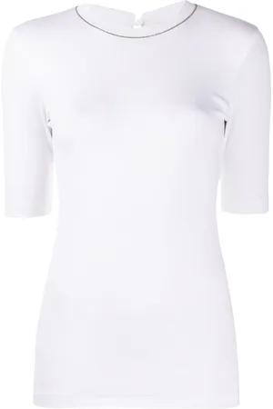 Brunello Cucinelli Verziertes Top