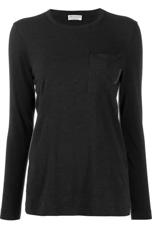 Brunello Cucinelli Klassisches Langarmshirt