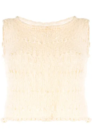 Voz Gestricktes Cropped-Top