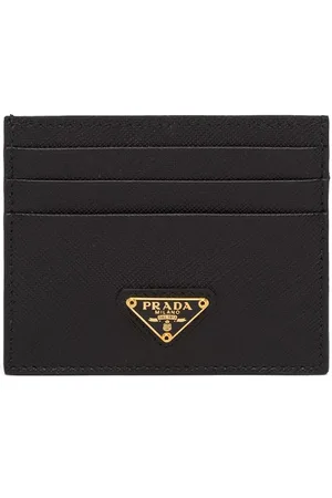 Prada Kartenetui aus Saffiano-Leder