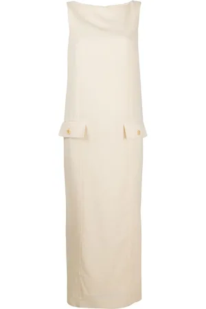 Gianfranco Ferré Maxikleid mit U-Boot-Ausschnitt