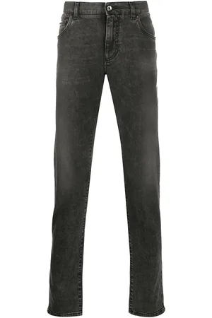 Dolce & Gabbana Schmale Distressed-Jeans