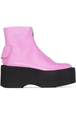 Natasha Zinko Plateau-Stiefel mit Reißverschluss, 80mm