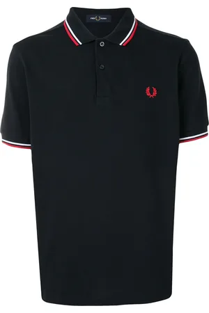 Fred Perry Poloshirt mit gestreiften Details