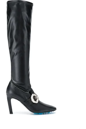 OFF-WHITE Overknee-Stiefel mit Schnalle