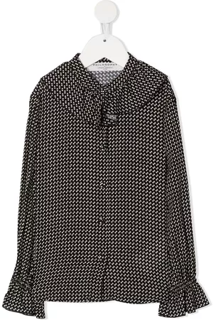 PHILOSOPHY DI LORENZO SERAFINI Mädchen Blusen - Gepunktete Bluse mit Rüschen