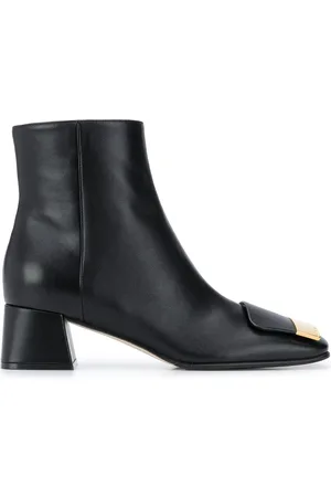Sergio Rossi Stiefeletten mit Logo-Schild