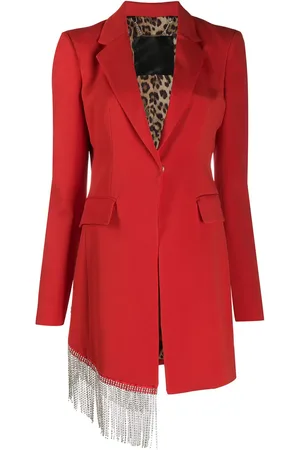 Philipp Plein Blazer mit Kristallfransen