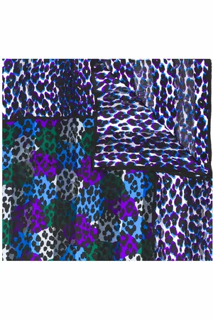 Saint Laurent Schal mit Tier-Print