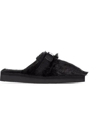 SUICOKE Slipper mit Faux-Fur-Futter