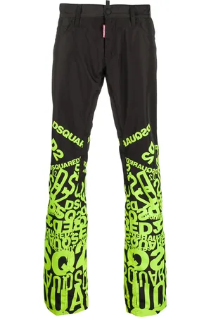Dsquared2 Weite Hose mit Logo-Print
