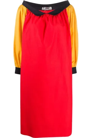Saint Laurent 2000s Kleid mit U-Boot-Ausschnitt