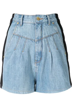 AMAPÔ Zweifarbige Jeans-Shorts