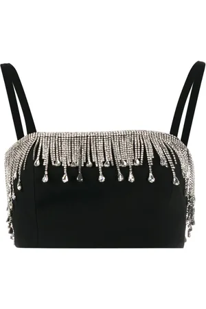 Philipp Plein Cropped-Top mit Kristallen