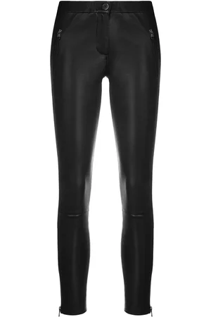 arma leder Fitted biker leggings