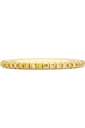 De Beers 18kt Aura Eternity Gelbgoldring mit Diamant