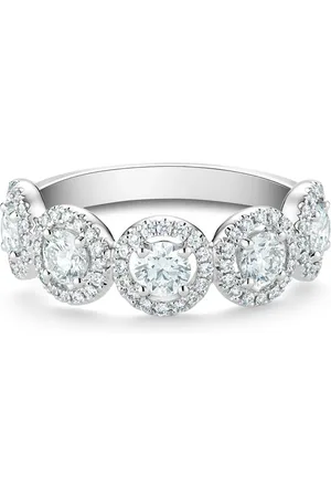 De Beers Aura Platinring mit Diamant