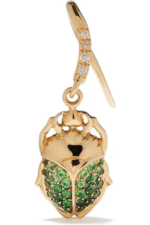 Aurélie Bidermann 18kt Gelbgoldohrring mit Diamanten