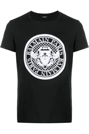 Balmain T-Shirt mit Münz-Print
