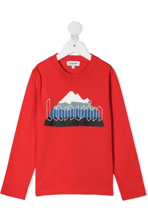 Lanvin T-Shirt mit Berg-Print