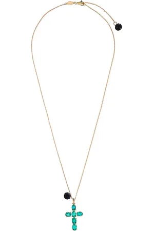 Dolce & Gabbana 18kt Gelbgoldhalskette mit Saphiren