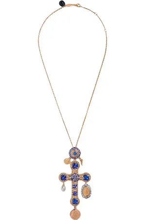 Dolce & Gabbana 18kt Gelbgoldhalskette mit Anhänger