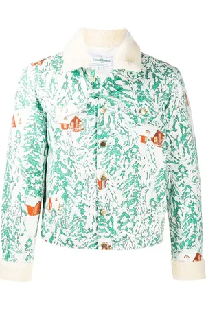 Casablanca Jacke mit Berghütten-Print