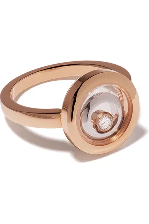 Chopard 18kt Rotgold- und Weißgoldring mit Diamanten